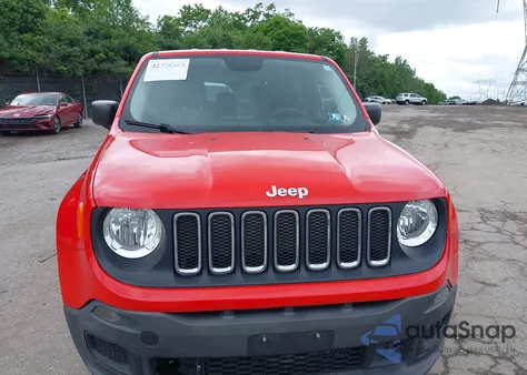 2016 Jeep Renegade Sport z USA, uszkodzony, nr VIN ZACCJAAW4GPC58013